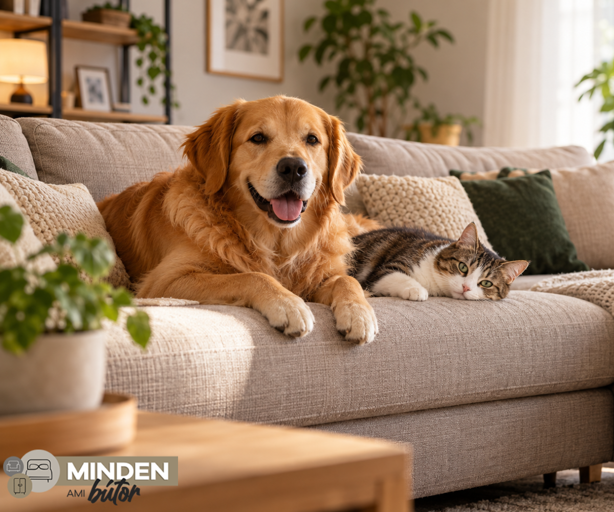 Kanapé kisállat mellé: milyen szempontokat érdemes figyelembe venni?
