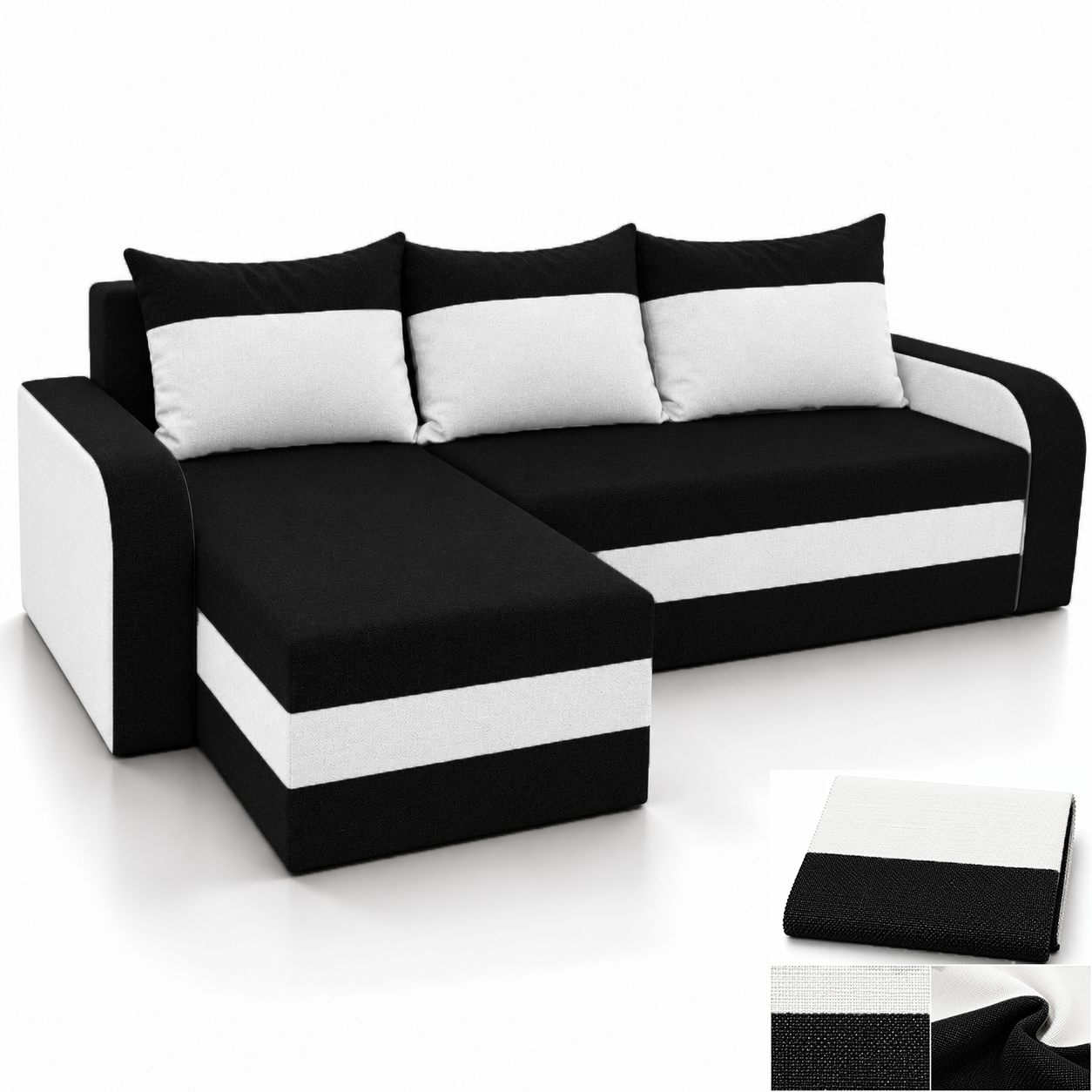 Relax sarokülő (Univerzális) 2 ágyneműtartós